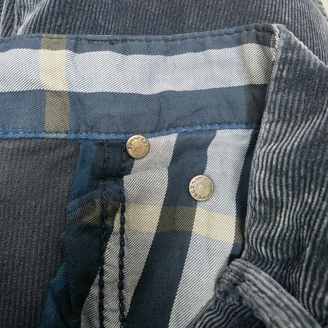 버버리 런던 골지 벨벳 팬츠 바지 슬랙스 30~31사이즈 상품이미지8