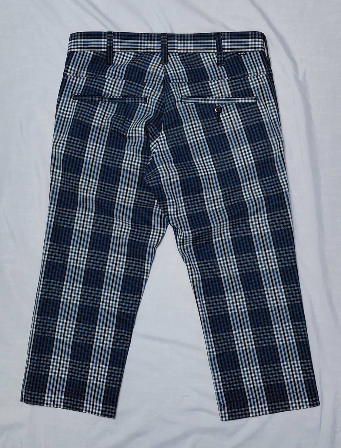 리바이스 스테이 프레스(STA-PREST) 체크 7부 크롭 팬츠 (W30 상품이미지7