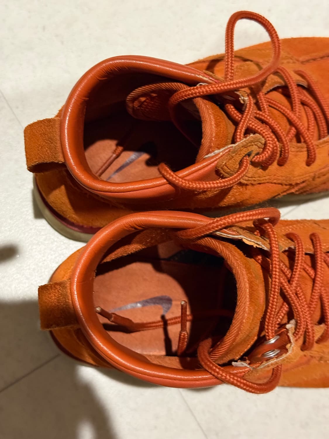 나이키 킹맨 레더 부츠 오렌지 280 상품이미지5