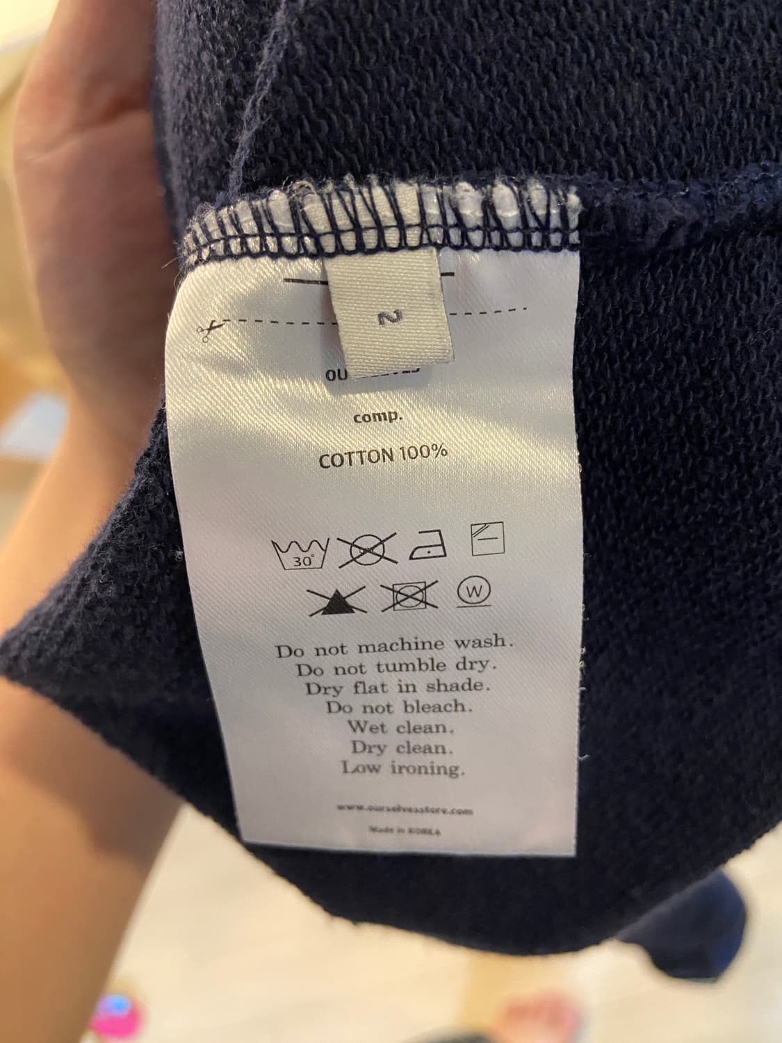 [24ss] 아워셀브스 Washed Cotton Sweat Shirts 상품이미지2