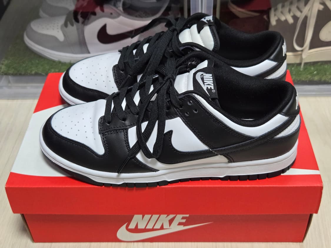 [판매](260)나이키 덩크 로우 레트로 블랙(범고래) 상품이미지1