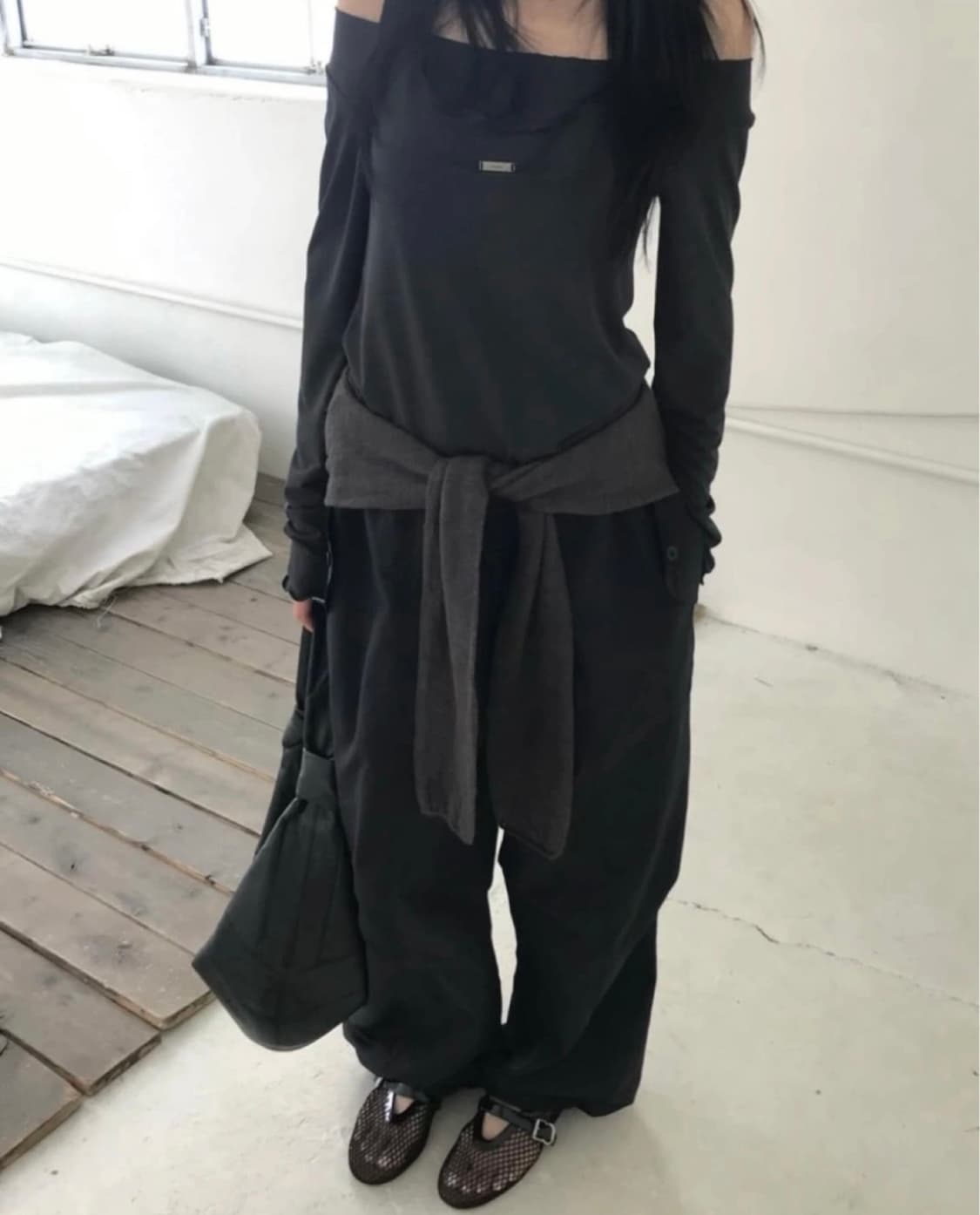 미닝아웃 metal 메탈 레이어드 티셔츠 상품이미지3