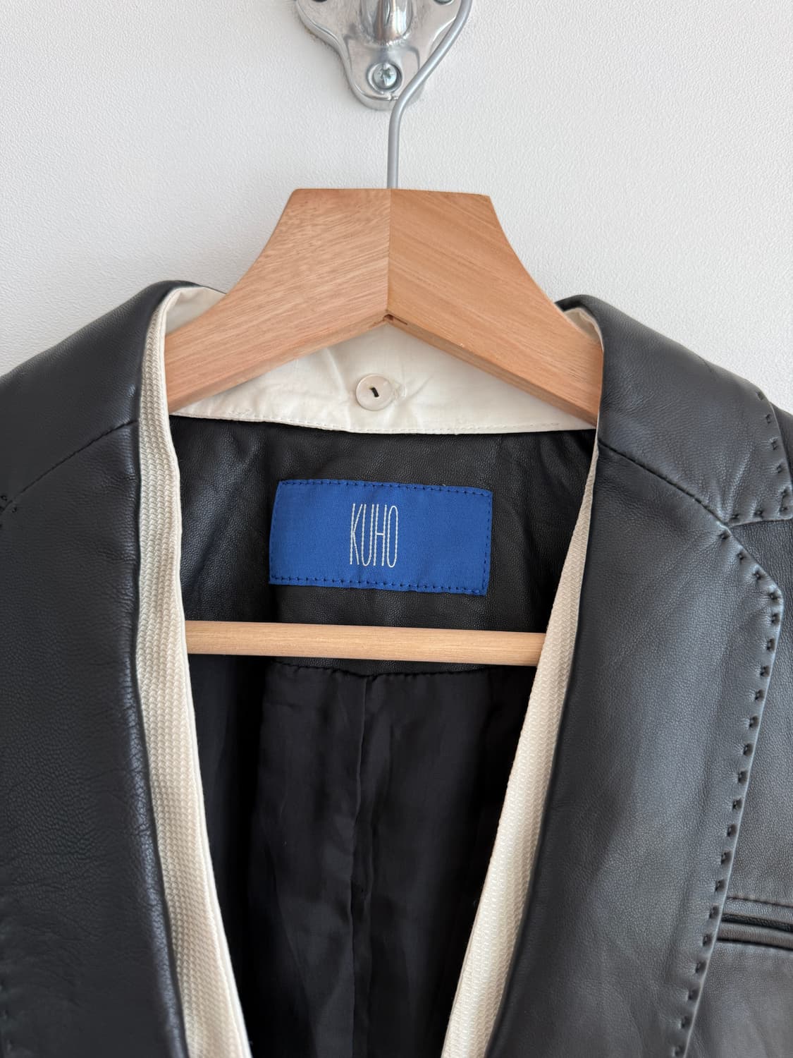 구호(KUHO) 램스킨 레더 자켓 상품이미지7