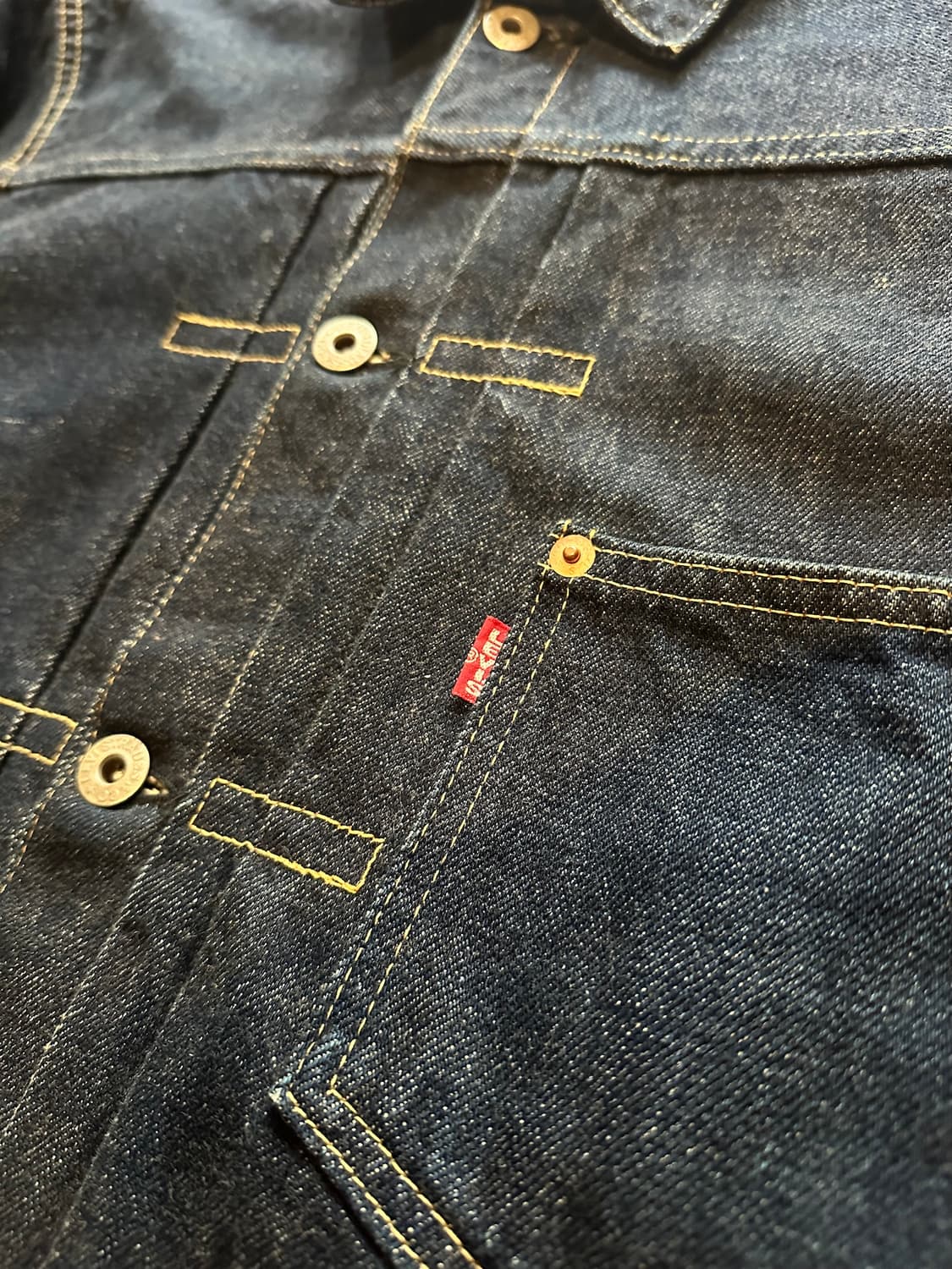 90s LVC 빈티지 리바이스 S506XX 1세대 데님 자켓 상품이미지4