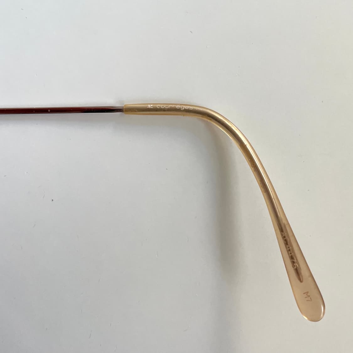 꾸레쥬 핑크 그라데이션 안경 상품이미지3