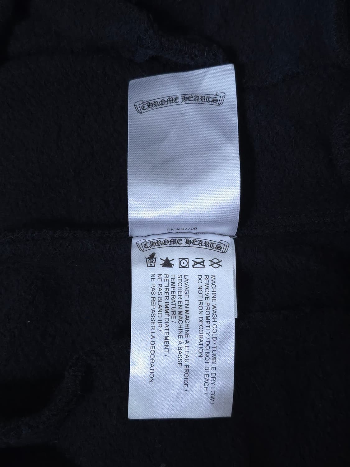 [L] 크롬하츠 홀스슈 퍽유 스웻팬츠 블랙 상품이미지7