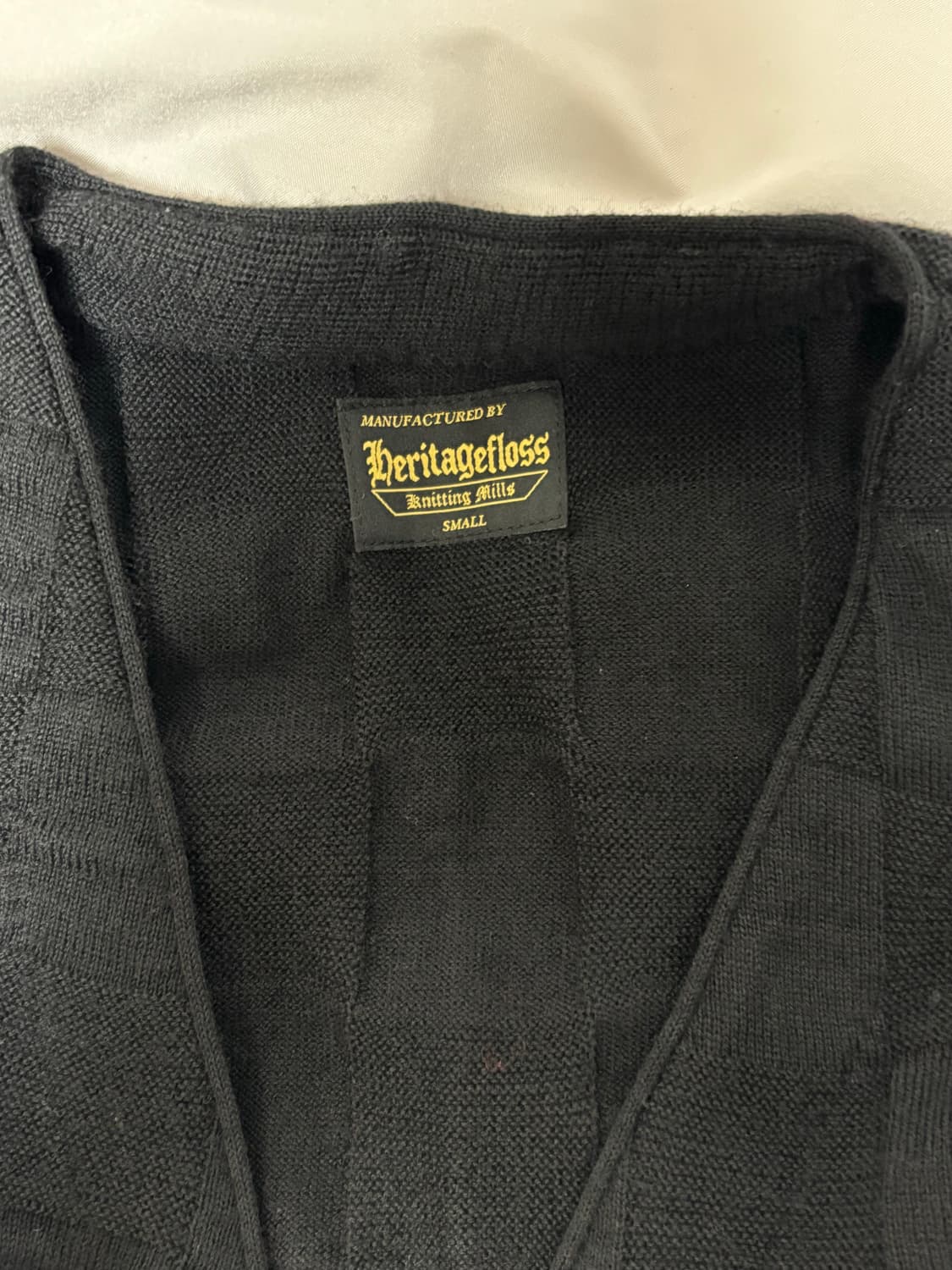 헤리티지 플로스 가디건 블랙 상품이미지3