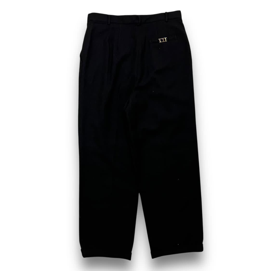 크리스찬 디올 스포츠 90s CD 금장 로고 울 락시크 슬랙스 상품이미지4