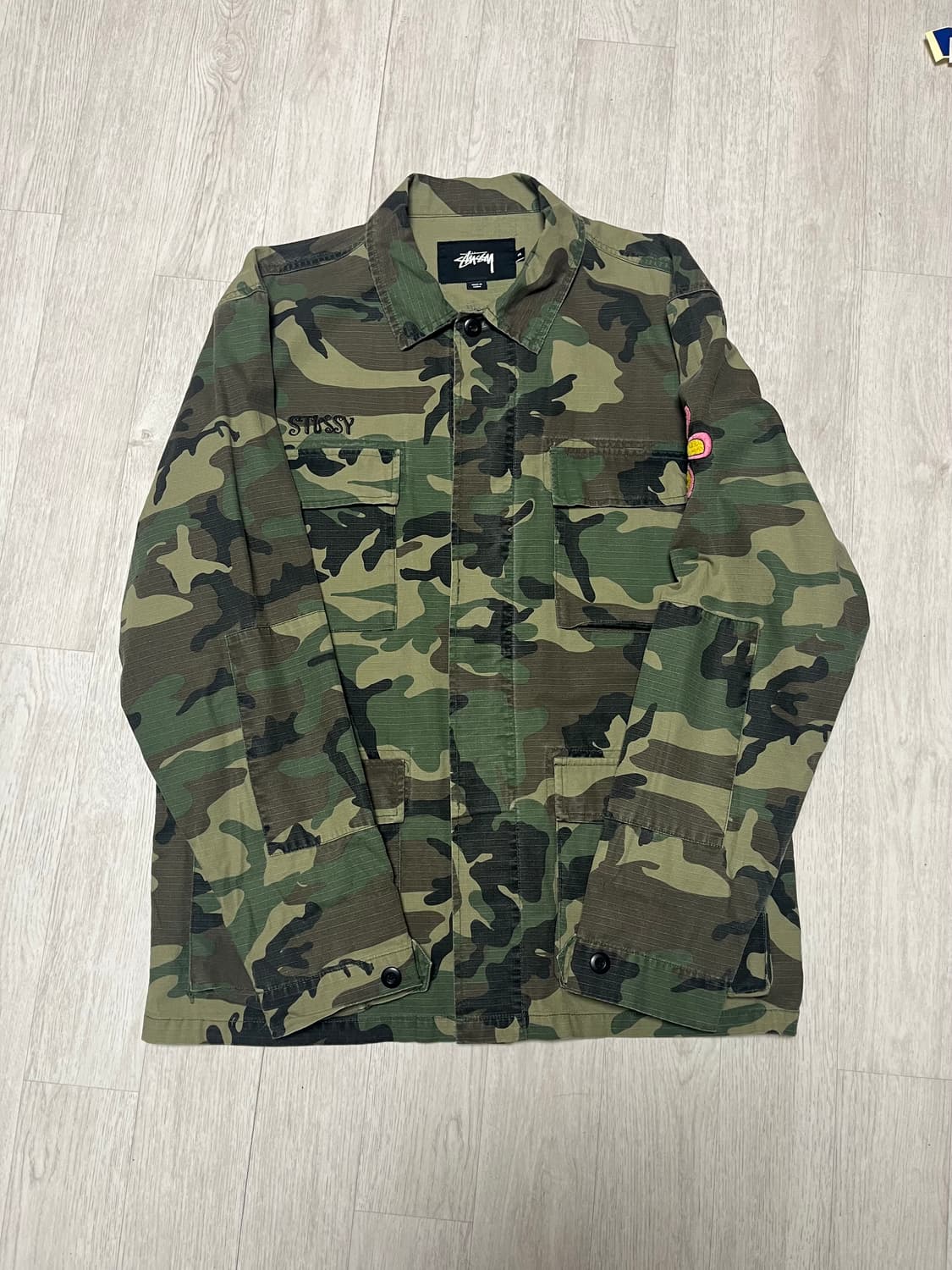 XL) 스투시 카모 밀리터리자켓 상품이미지1