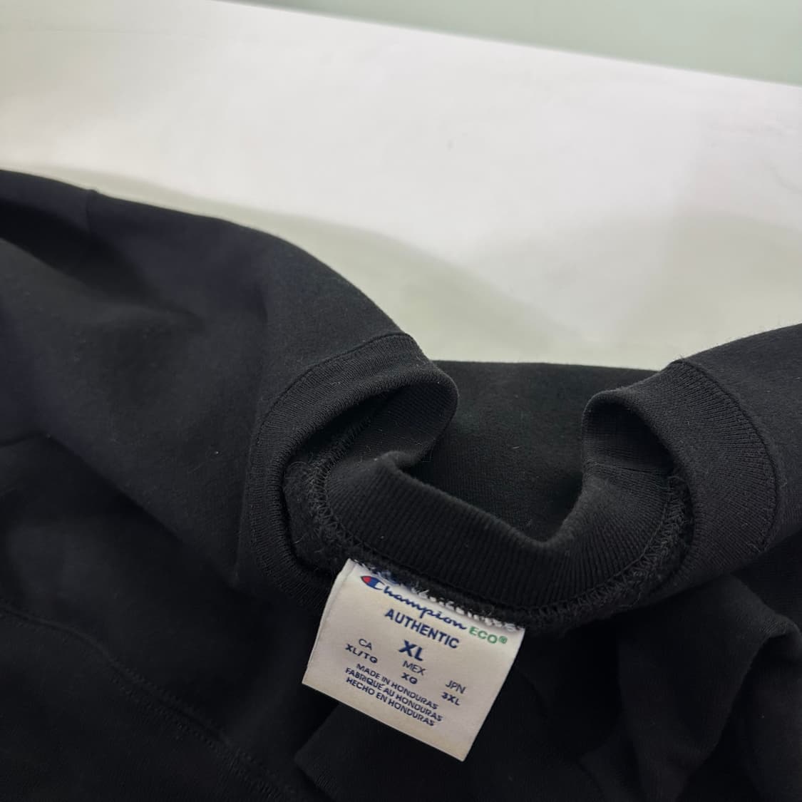 XL 챔피온 USA 루즈오버핏 블랙 스웻맨투맨  상품이미지2