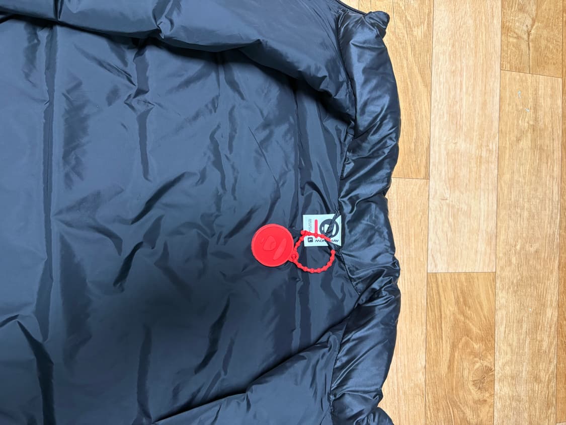 에이프 블랙 패딩 조끼 상품이미지3