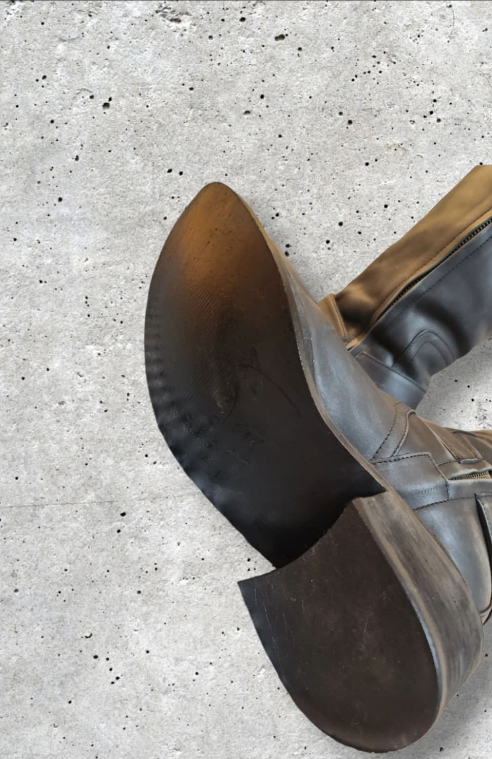 이미최저가 럭키슈에뜨 리얼가죽 롱부츠 블랙 240 상품이미지3