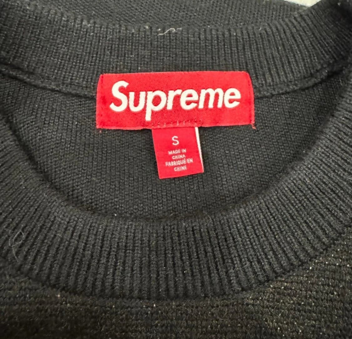 슈프림 아메리칸 사이코 니트 스웨터 블랙 상품이미지3