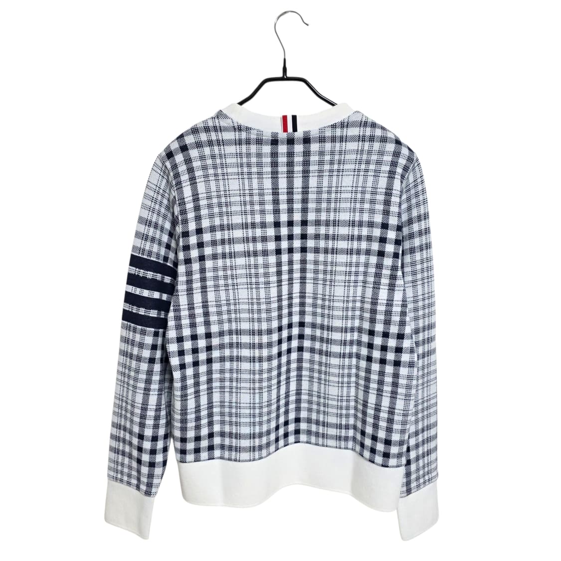 톰브라운 4바 체크 맨투맨 상품이미지2