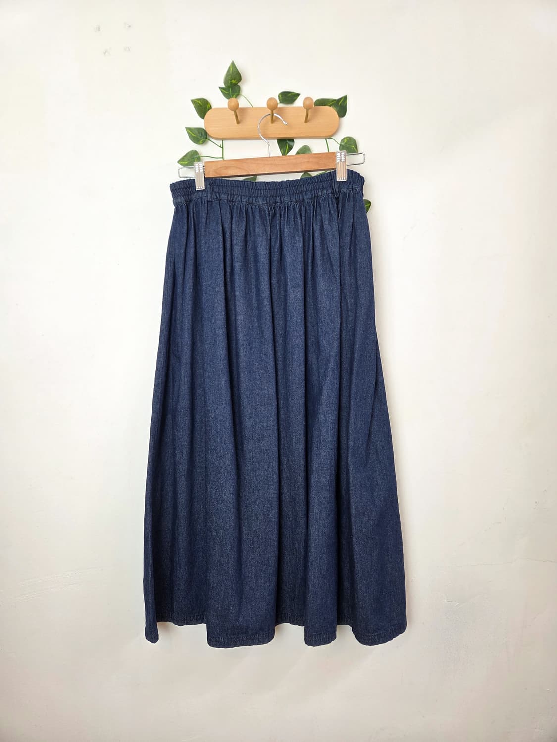 데일리 데님 롱스커트 상품이미지4