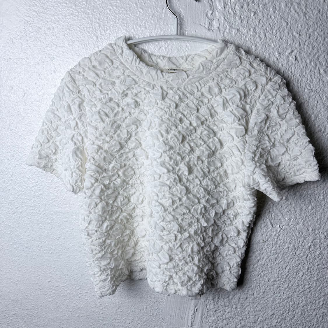 아옵트 aopt WRINKLE CROPPED T-SHIRT 상품이미지2