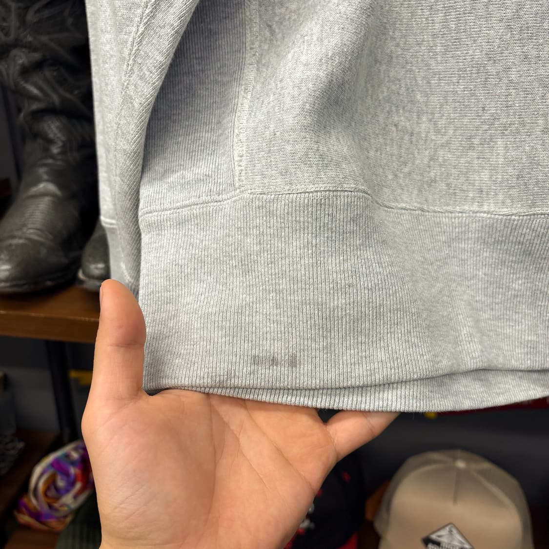 챔피온X밀크페드 리버스위브 로고패치 헤비코튼 스웻셔츠 N1236 상품이미지8