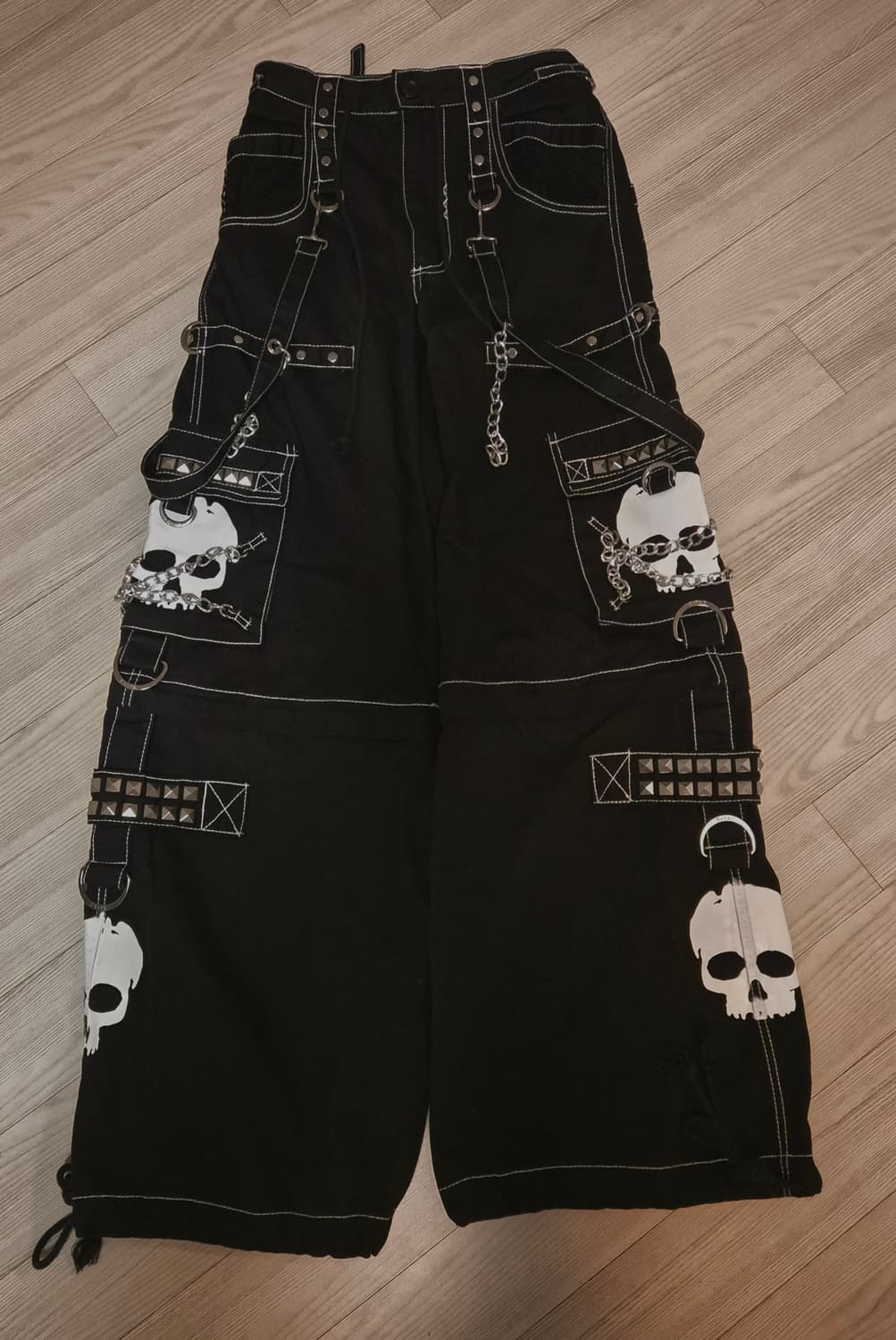 트립 Tripp nyc 슈퍼스컬 다크스트릿 체인 팬츠 고스펑크 상품이미지1