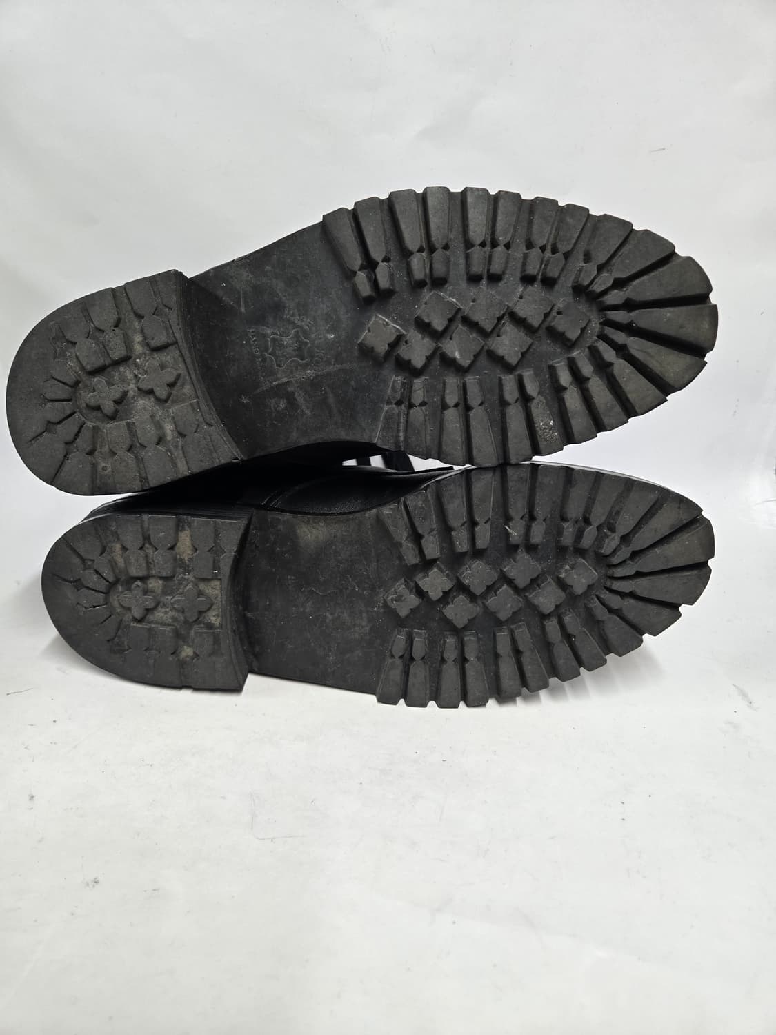 chaplin 핸드메이드블랙 가죽 레이스업 앵클 부츠260mm 상품이미지6