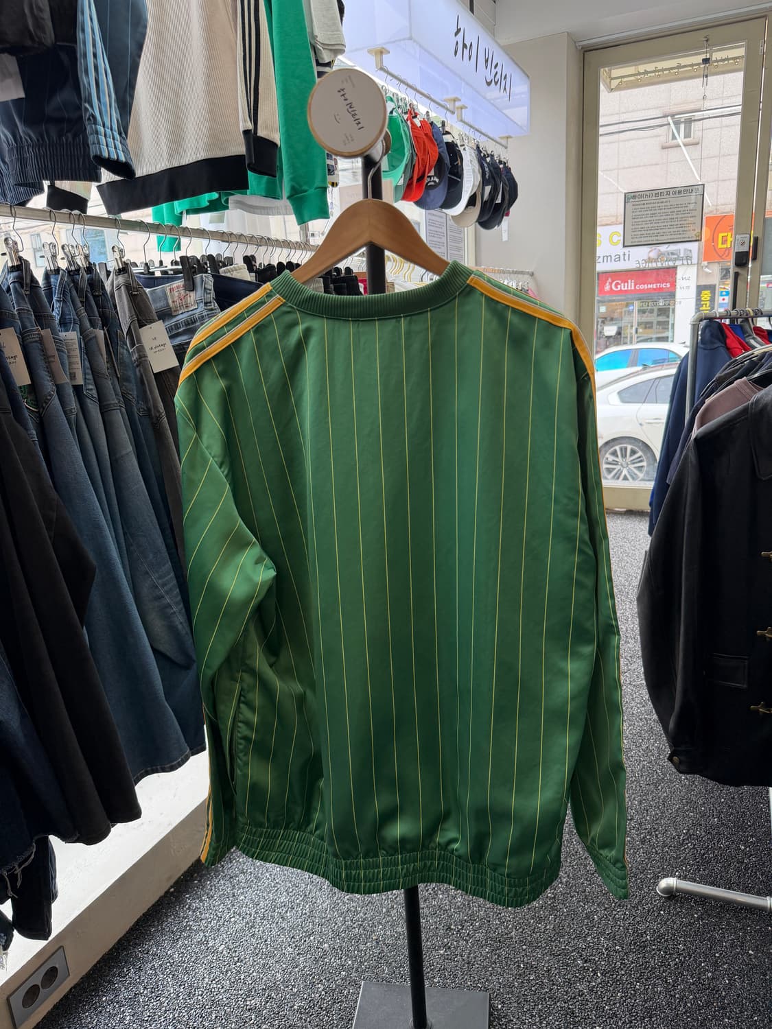 아디다스 윈드브레이커 그린 XL 상품이미지4