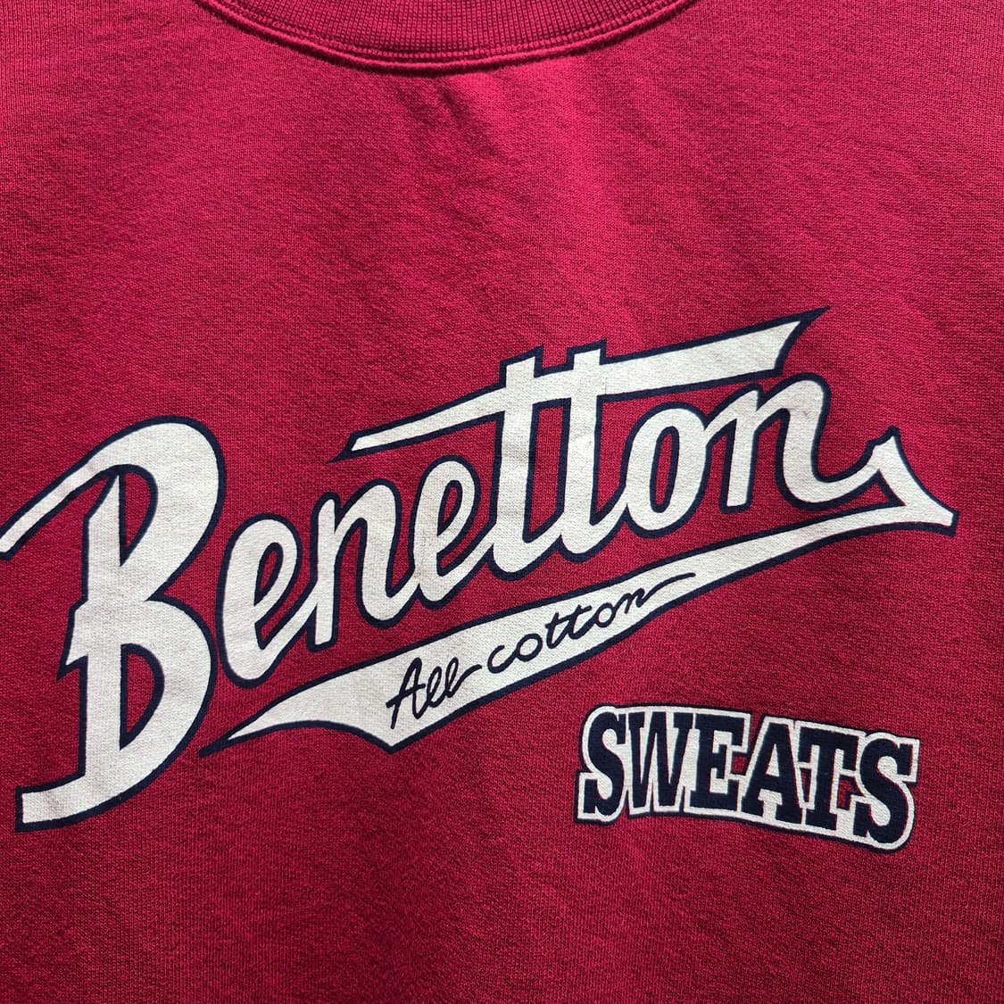 (M) 90s 베네통 로고 스웻셔츠 맨투맨 상품이미지2