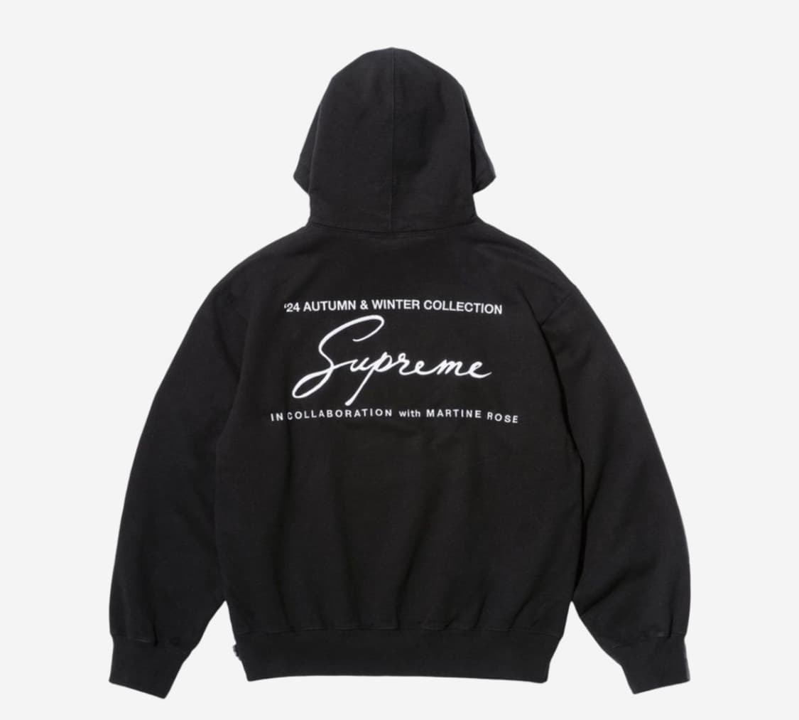 슈프림 마틴로즈 후드 블랙 L 새상품 상품이미지1