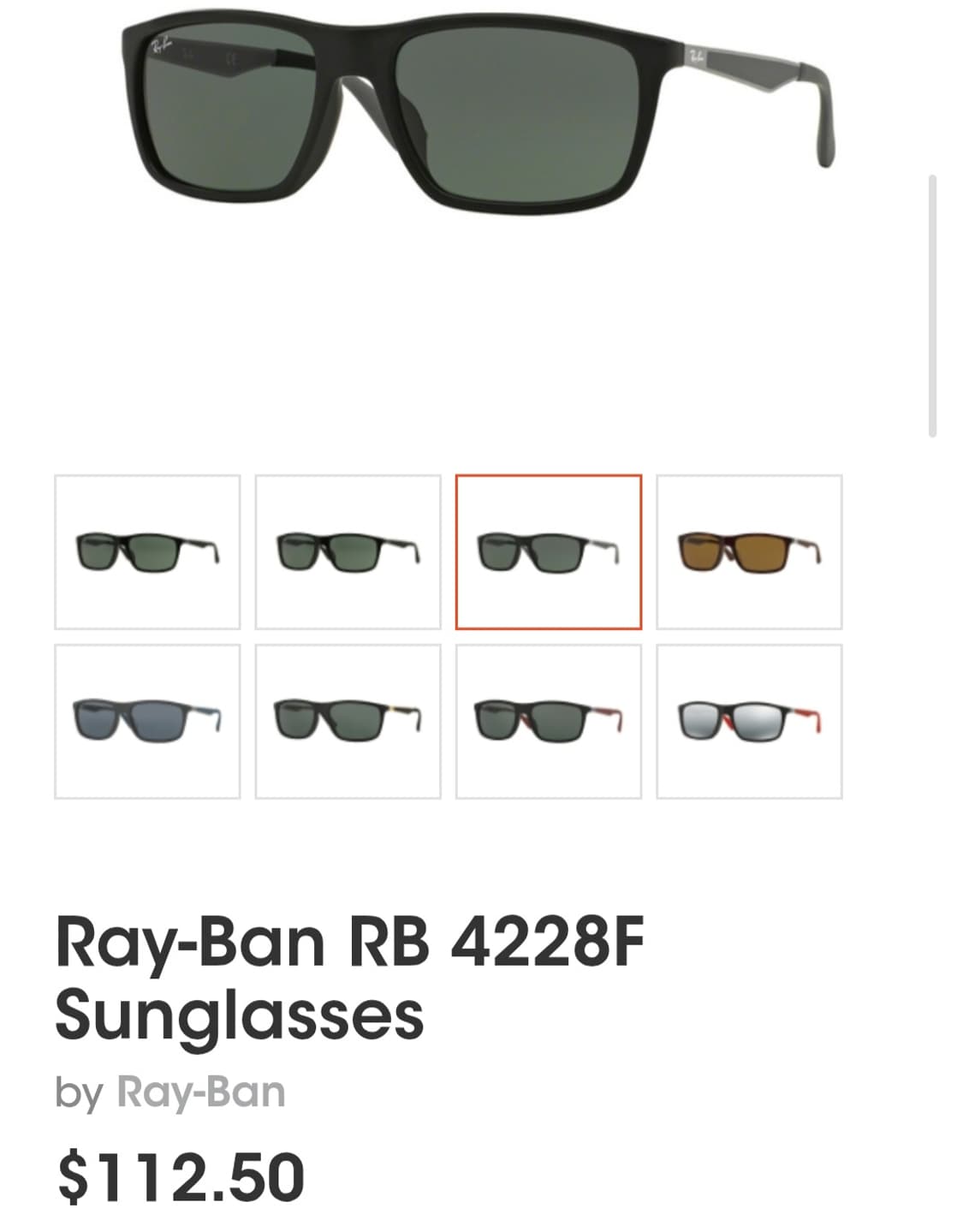 레이밴 선글라스 RB 4228F 상품이미지1