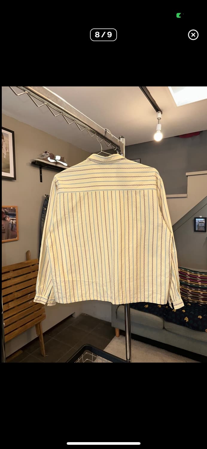 Japanese stripe pattern patch detail SH 상품이미지8