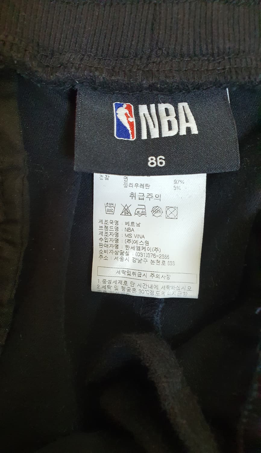 NBA 카고 면스판 팬츠 상태좋고 깨끗해요. 사이즈 34 상품이미지3