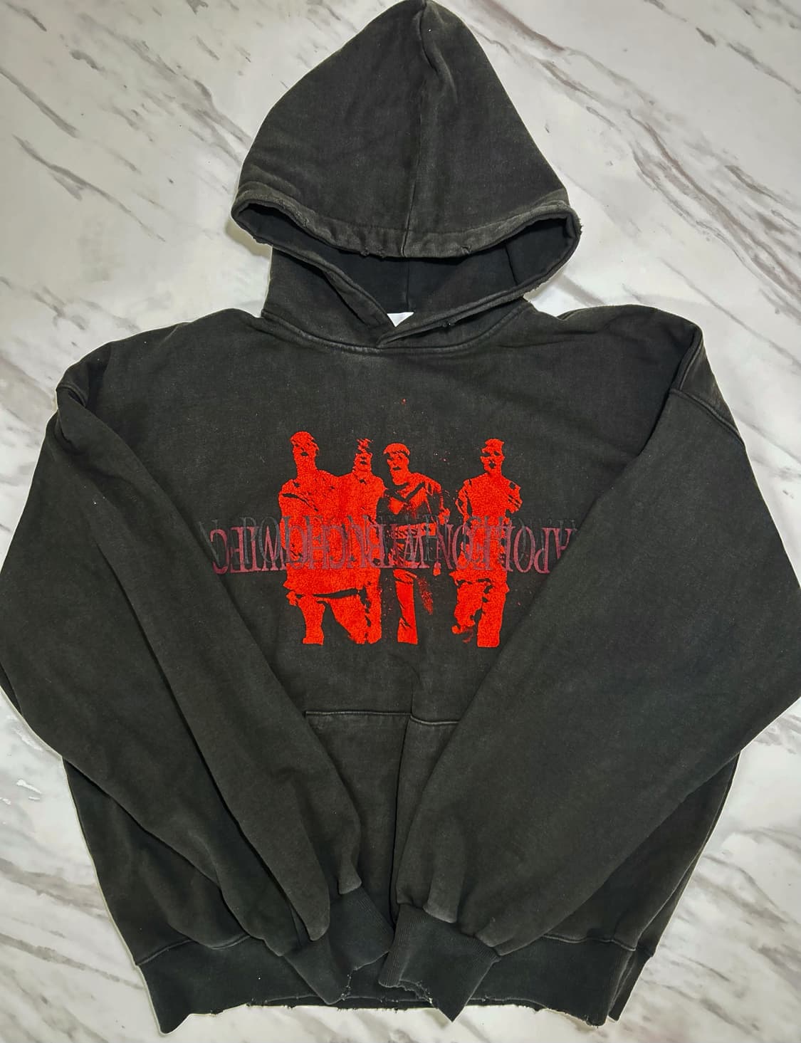 Undermycar 23ss Damage Washed Hoodie 2  상품이미지1