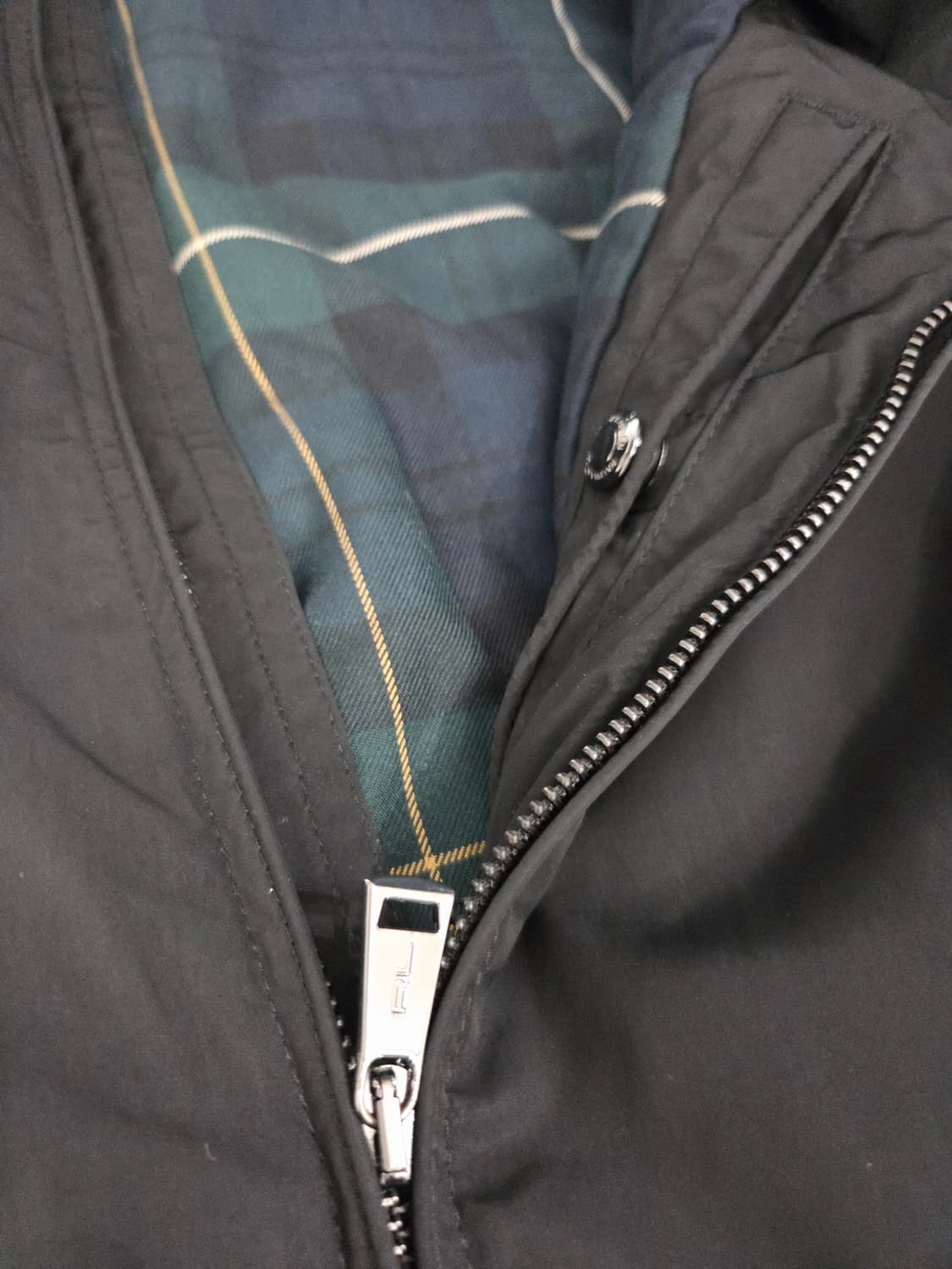 폴로 랄프로렌 블랙 블루종 자켓_M 상품이미지5