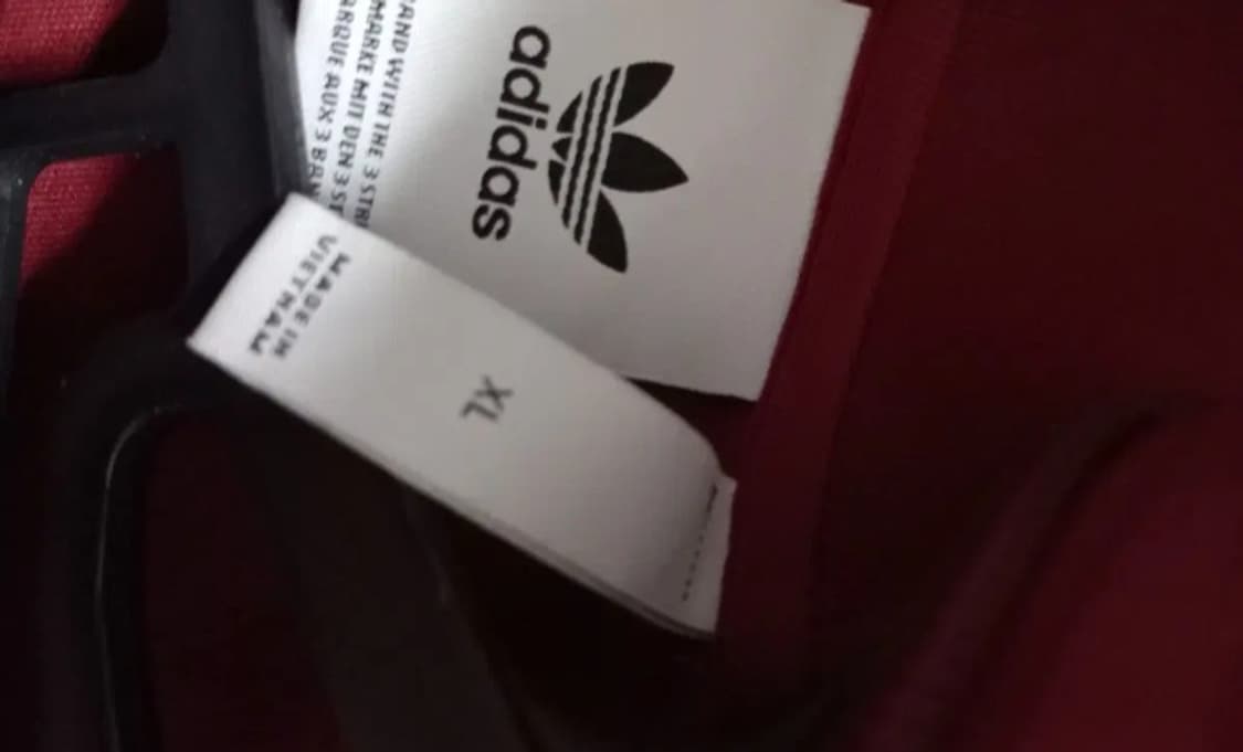 아디다스 버건디 트랙탑 저지 져지집업 95 상품이미지6