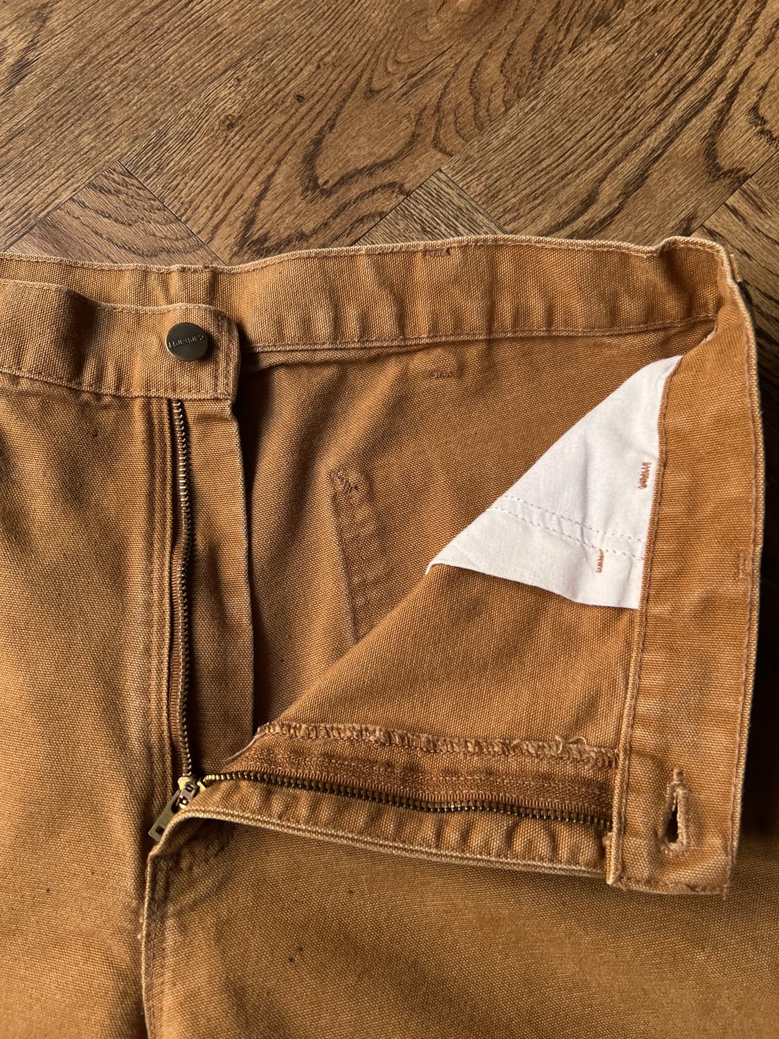 [36]칼하트 USA 브라운 싱글니 페인팅 워크팬츠 상품이미지3