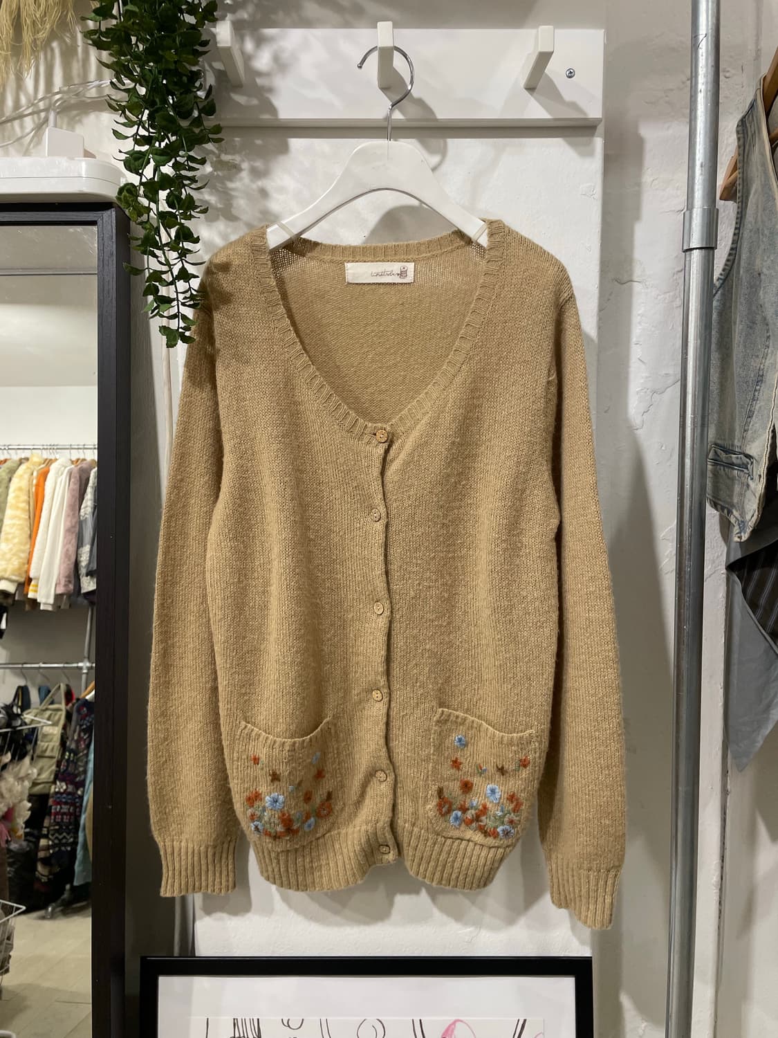 하구미 플라워 자수 가디건 상품이미지7