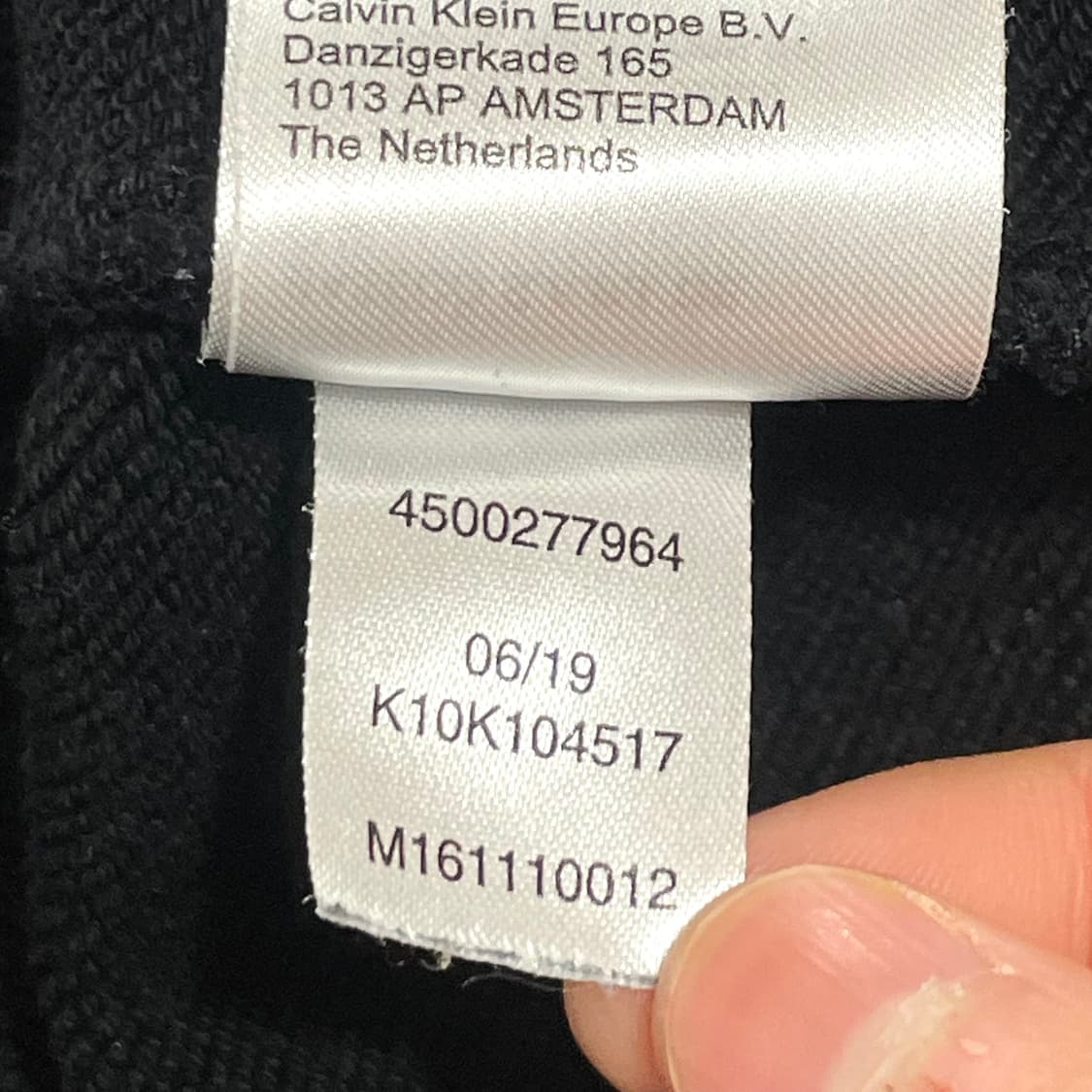 캘빈클라인 프린팅 블랙 쭈리 맨투맨 여성XL 상품이미지5
