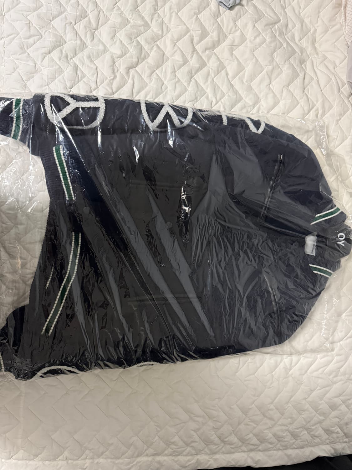 오와이 디스펄션 로고 바시티자켓 상품이미지2