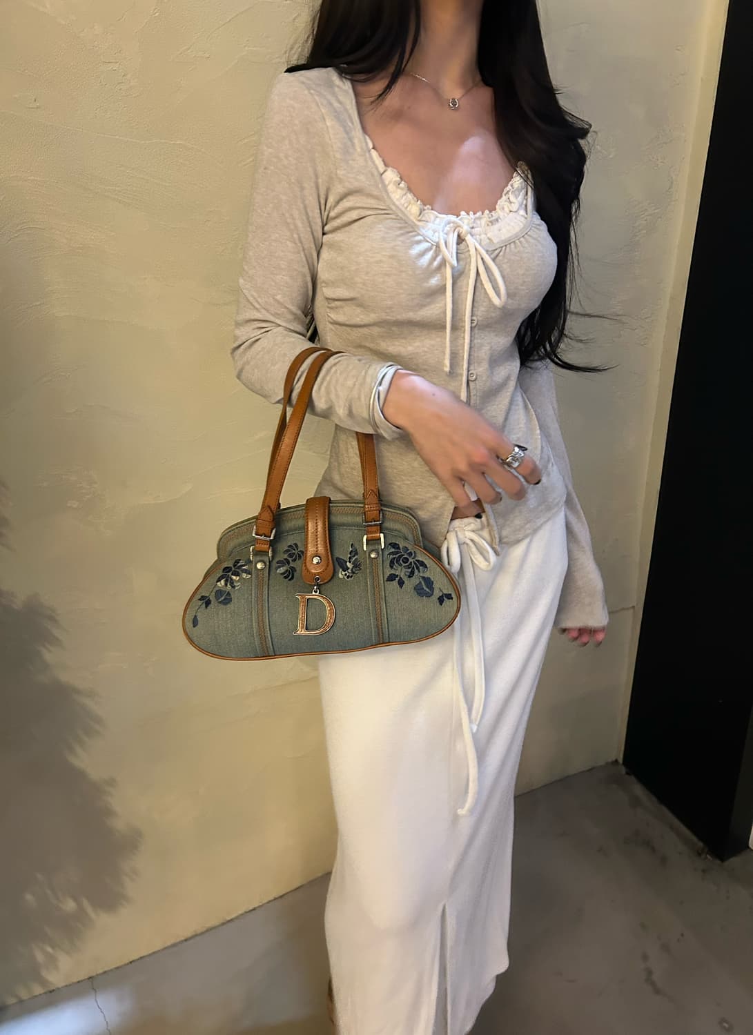 디올 데님 디텍티브 D참 FW2005 숄더백 상품이미지2