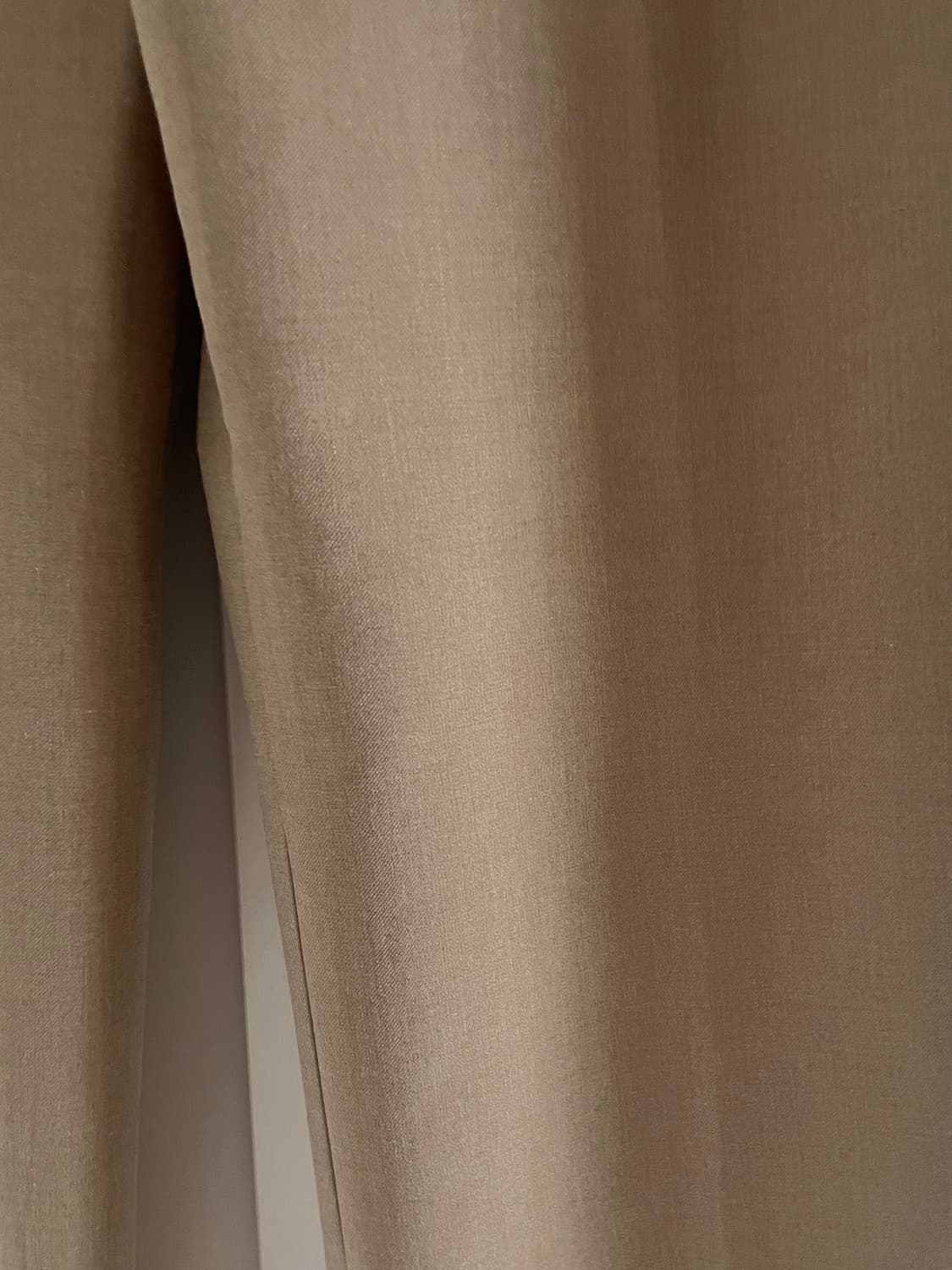 울 블렌드 베이지 팬츠 상품이미지5