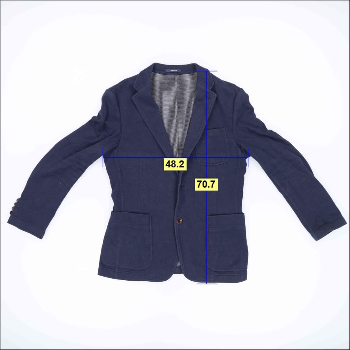 100 헤지스 코튼 블레이저 0423H1 상품이미지7