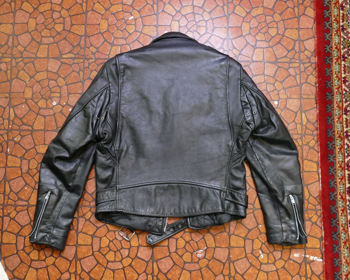 [M ]쇼트 Schott USA 빈티지 싱글 라이더 가죽자켓 상품이미지4