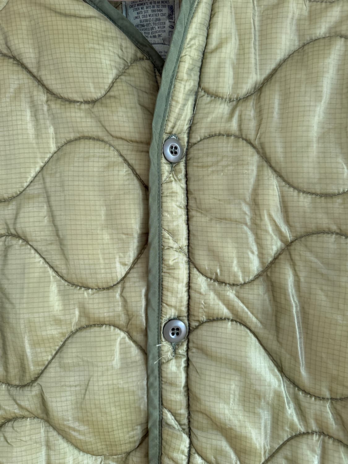 MADE IN USA 밀리터리 내피 상품이미지4