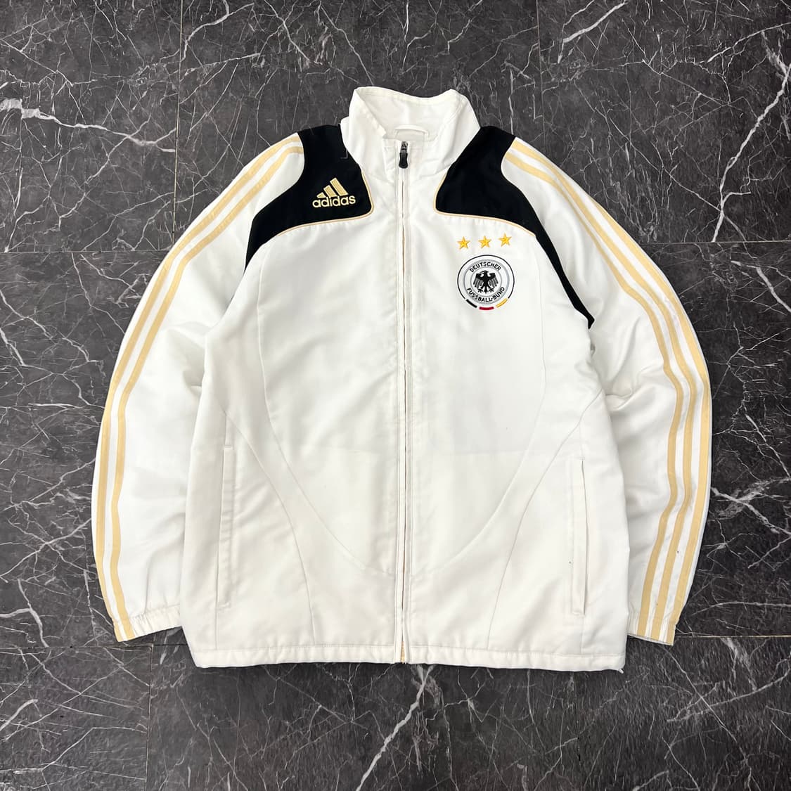 아디다스 독일 국대 엠블럼 바람막이 자켓 화이트 상품이미지1