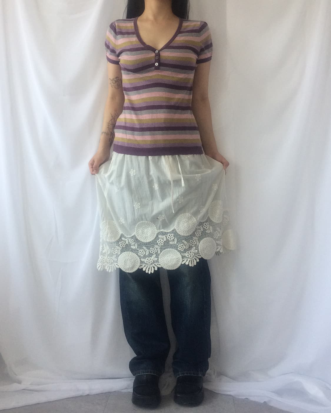 Crochet point skirt 상품이미지6