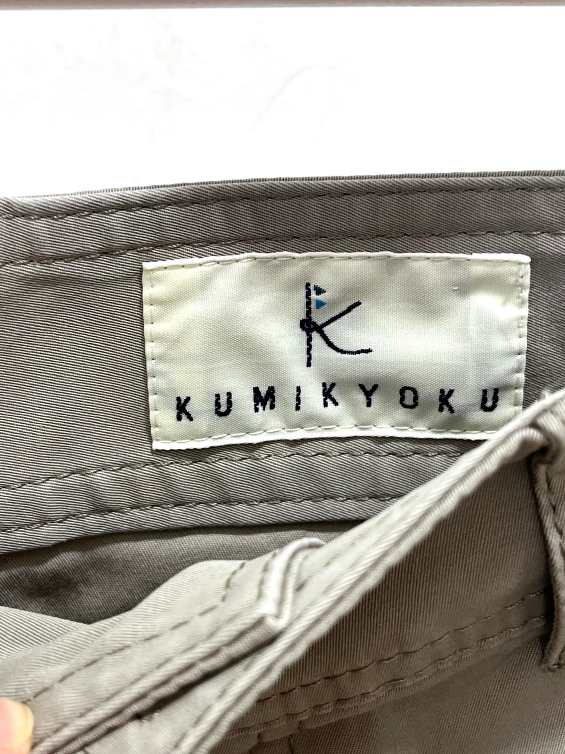 Kumikyoku 그레이 카프리 팬츠 반바지 상품이미지4