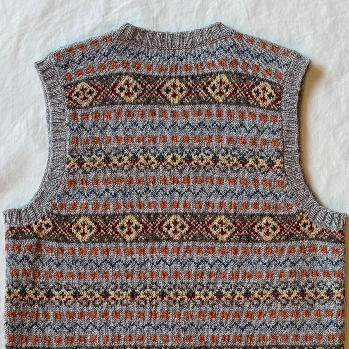 [102-105] 스코틀랜드 Jamiesons 페어아일 니트 베스트 상품이미지8