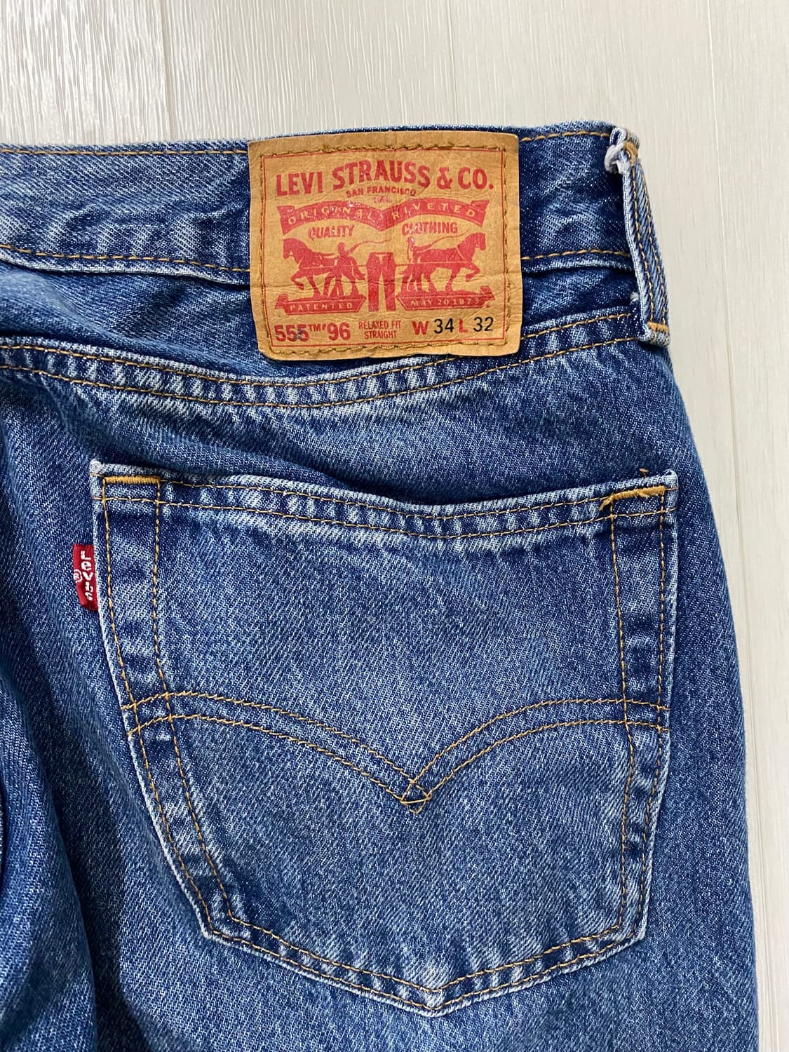 levis 리바이스 555 릴렉스드 스트레이트 핏(size L) 상품이미지3
