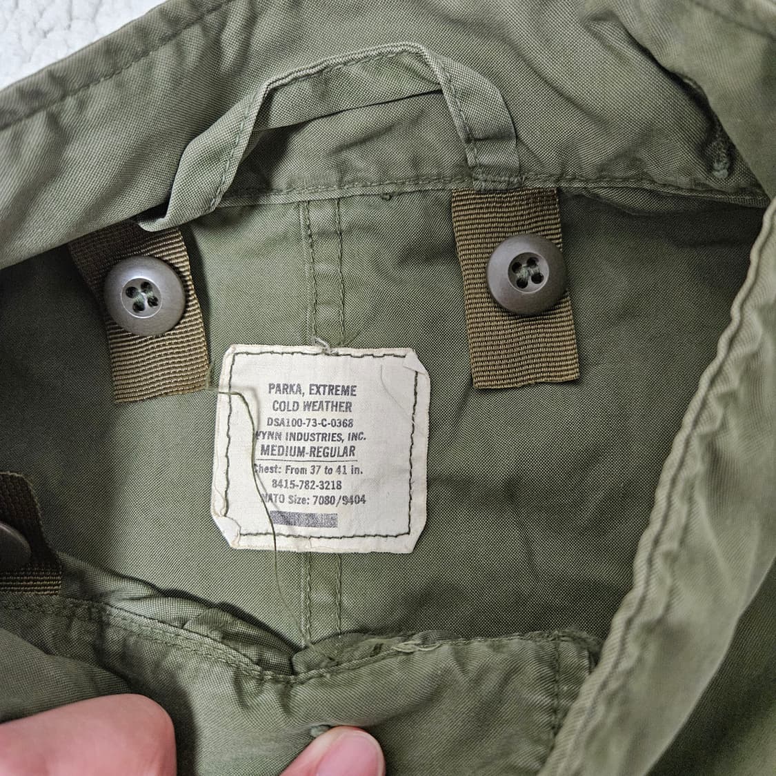 m65 피쉬테일 야상 코트 자켓 M 상품이미지2