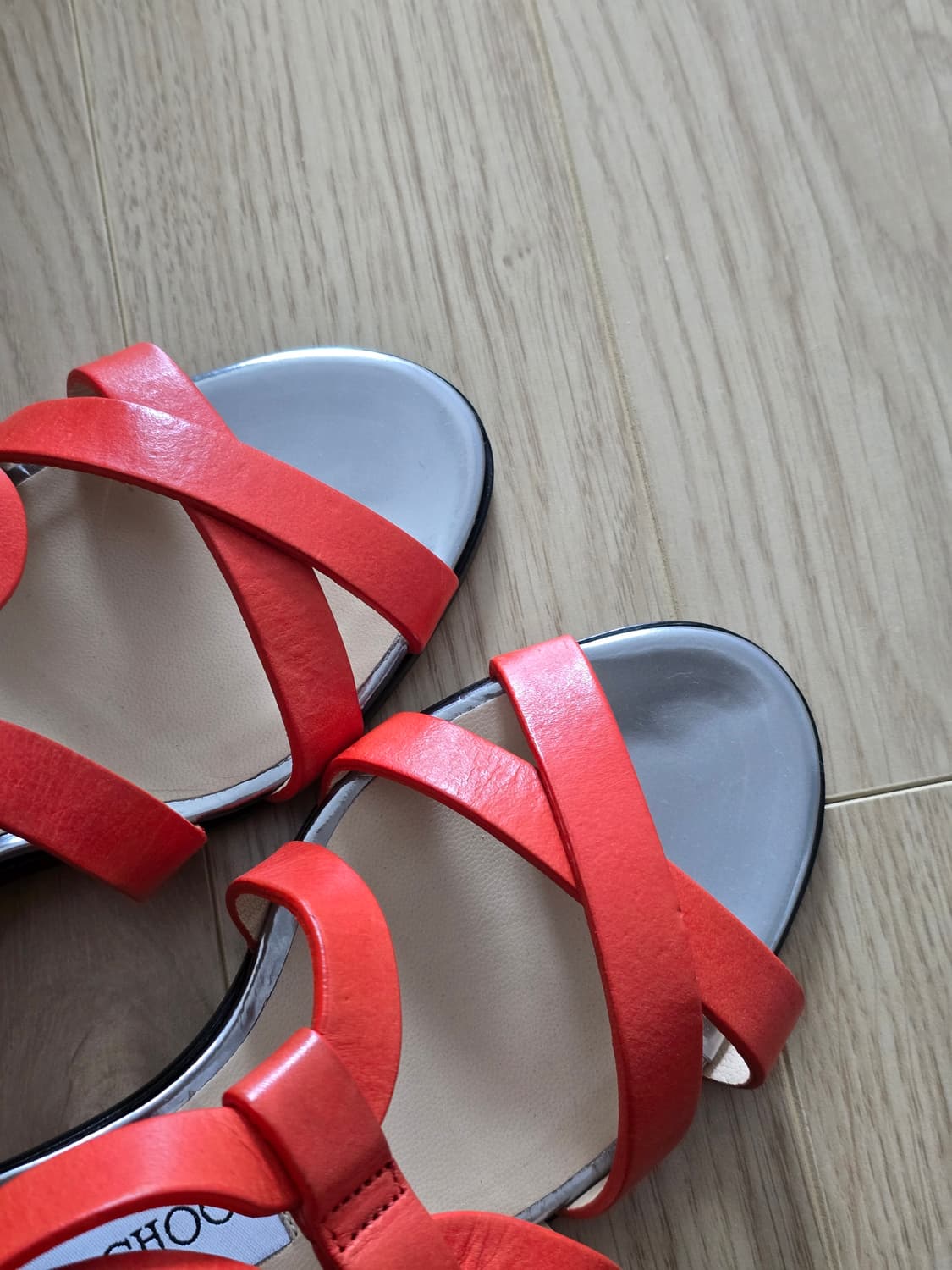 Jimmy choo 지미추 레더 스트랩 샌들 35.5 상품이미지2