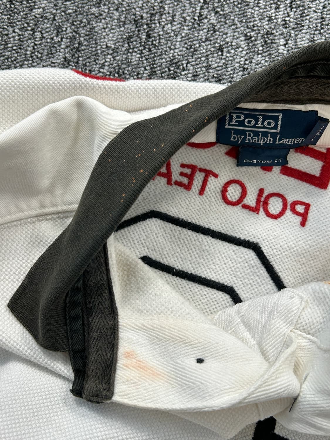 폴로 랄프로렌 팀 메르세르 화이트 럭비티 M   상품이미지9