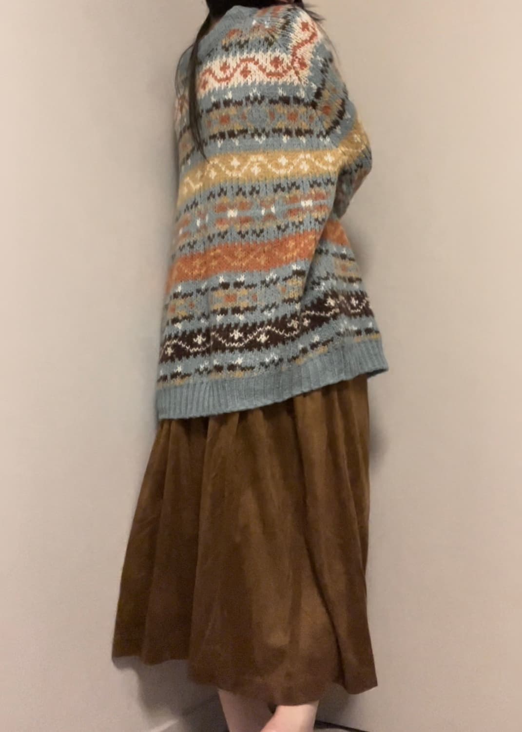 over-fit nordic pattern knit 상품이미지4